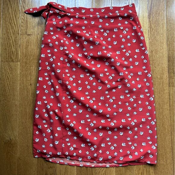 Heartloom Malia skirt - red midi skirt - Picture 6 of 8